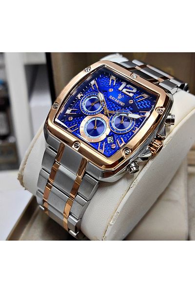 Raymond Steel Sports Men's Wristwatch