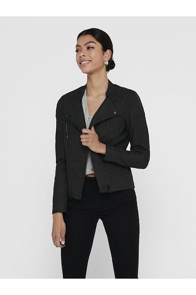Only Bikerjacke in Lederoptik Onlava Bikerjacke in Lederoptik