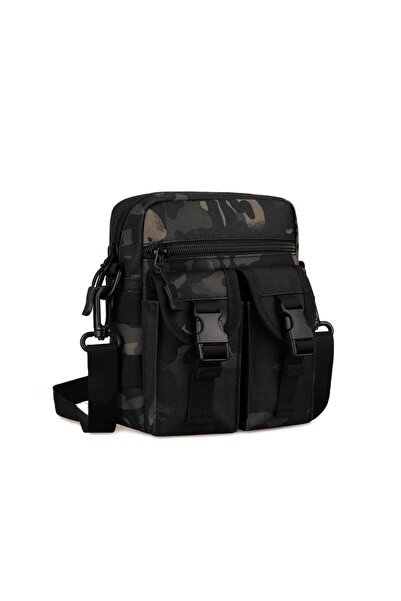 Protector Plus Omuzdan Askılı Küçük Taktik Outdoor Gündelik El Çantası Siyah Akrep Kamuflaj