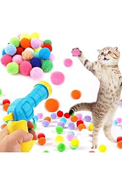 MadPet Evcil Hayvan Interaktif Peluş Top Fırlatma Tabanca Oyuncağı 15-20 Adet...