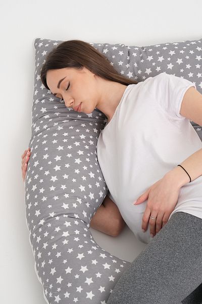 OMZ 1Pcs Pregnant Sleeping Pillow Removable Washable Full Body Pregnant Pillow with Case Pregnancy Pillow
