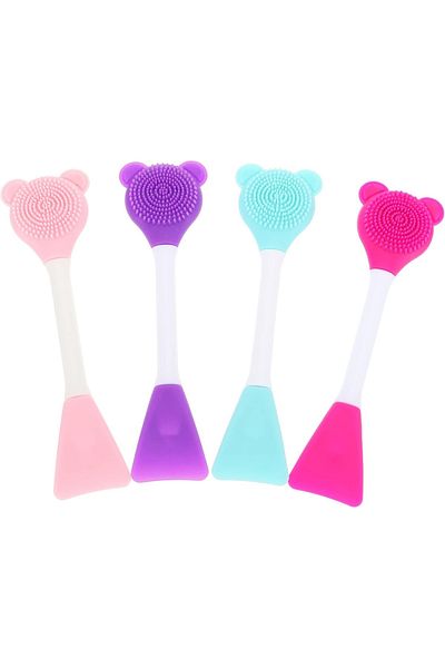 obrigado Silicone Facial Brush, Facial Massage Mud Mask, Body Lotion, for Application and Cleaning