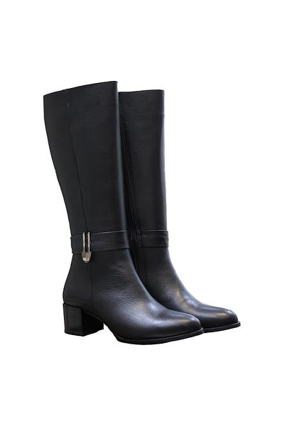 KARVENSHOES Гумени кожени ботуши 10022