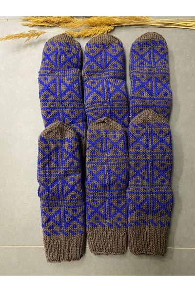 MESKSTORE El Örgüsü Kısa Çorap Sıcak Tutan Kışlık Çorap Adet