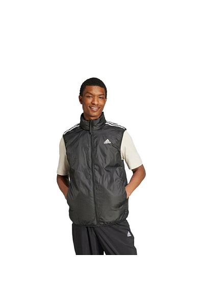 adidas Men's Black Ess 3S Ins Vest Jacket - Iz0505