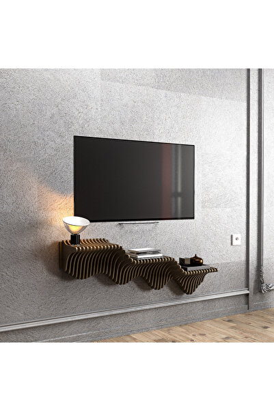 Barida Sanat Modern Ahşap Tv Ünitesi 105 Cm Uzunluk