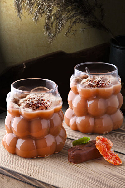 ORTAKÖY CENNETİ قطعتين من كوكتيل البورسليكات نموذج العنب وزجاج القهوة الباردة...