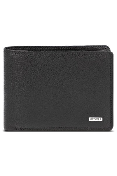 REDOLZ Piele Essentials QF Geldbörse RFID Leder 12 cm ausklappbar mit Reißver...