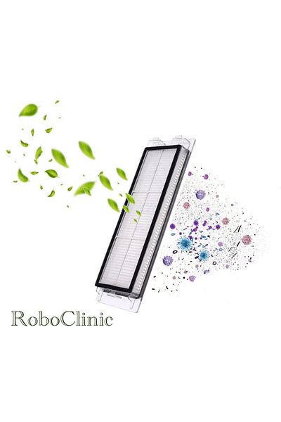Roboclinic 2 فلتر Hepa متوافق مع المكنسة الكهربائية Roborock S5 Max Robot