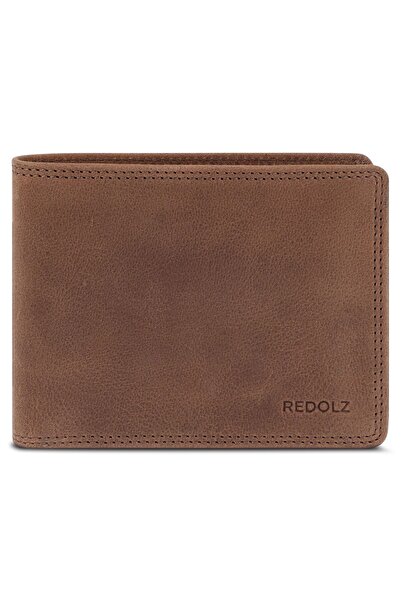 REDOLZ Portofel Leather Essentials QF piele RFID 12 cm