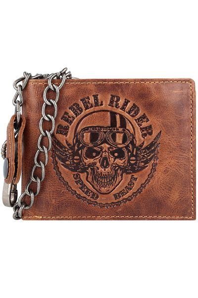 Greenburry Rebel Rider Biker wallet leather 13 cm