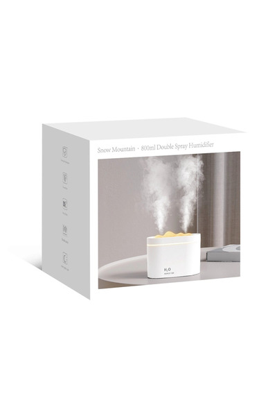 H2O Humidifier H2o Led Işıklı Mini Oda Hava Nemlendirici Ve Taşınabilir Buhar...