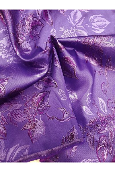 Safir Kumaş Kaftan Ceket Elbiselik Sim İplikli Parlak Tok Kip Duran Brokar Kumaş 2 Metre