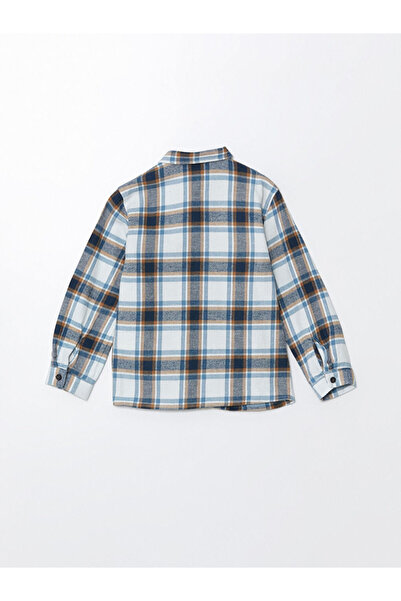 LC Waikiki Cămașă de lemn pentru băiat cu mânecă lungă în carouri Lcwk