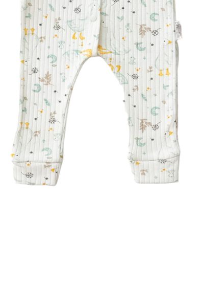Pivami Baby Jumpsuit Baby Jumpsuit with Snap Fasteners Without Booties