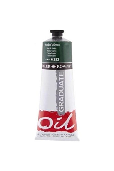 Daler Rowney Graduate Yağlı Boya - Hooker's Green - 200ml - N.352