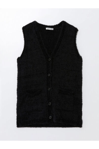 LC Waikiki V Yaka KadınTriko Yelek