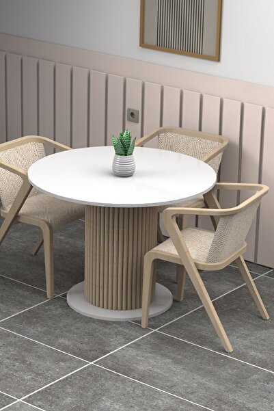 moka park avm Antoryum Yuvarlak Mutfak Masası Yemek Masası Balkon Masası Ofis Mobilyası Ahşap