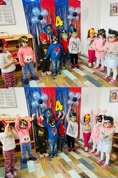 PEKSHOP Μάσκες από χαρτόνι με θέμα 10 Super Heroes