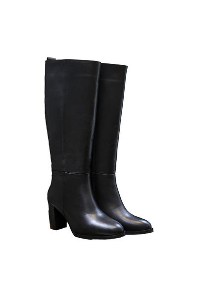 KARVENSHOES Черни ботуши от естествена кожа 1175