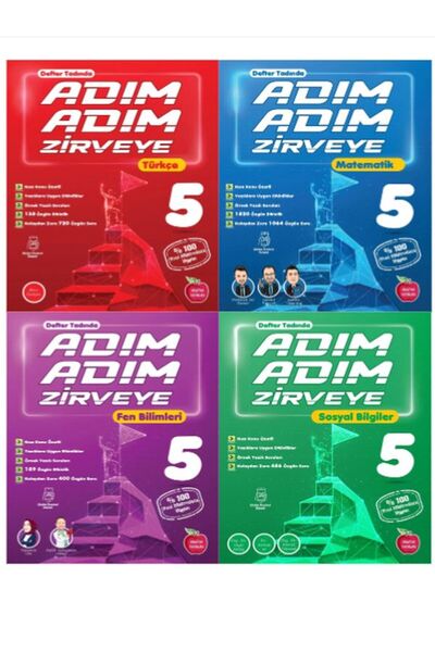 Newton Yayınları 5 Sınıf  Adım Adım Zirveye-SET   2025 Maarif Müfredat Modeli