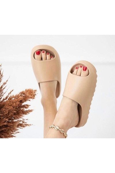 defile shoe Yeezy Slide - Μπεζ Χρώμα