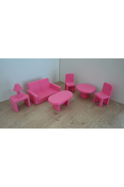 My3DPark Pembe Full Konsept Oturma Grubu