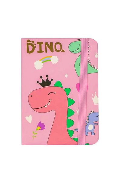 Mikro A7-08 Dinosaurs Striped 80YP Notepad - Micro