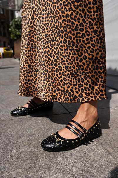 ANGELİNA JONES GOCİC PANTOF DE EșARFĂ NEGRU DE DAMA