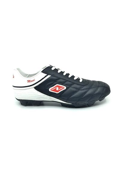 Lion Men's Football Boots Size 45-47 - Black and White, Lo256 Model