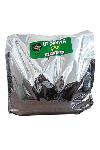 HİLALPAK Utophıya Tea 555 Gunpowder Tea 1 Piece of 5000 Gr Imported Tea (100% Pure Ceylon Tea)