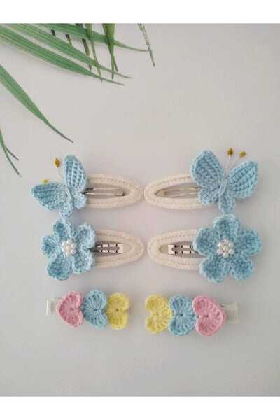 Kadın Girişimciler Atölyesi Set de 6 accesorii de păr organice colorate, real...