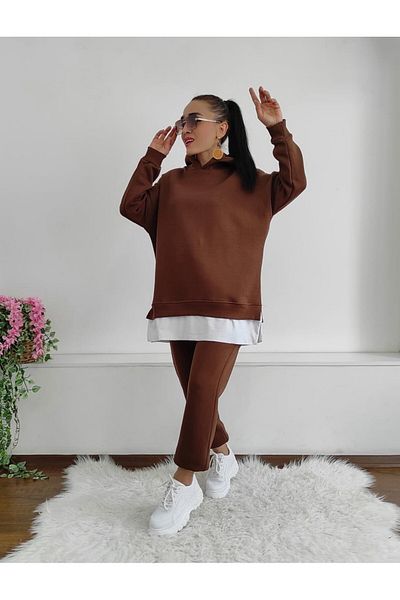 6 butik altı üstü butik Σετ αθλητικές φόρμες με μανσέτες