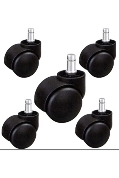 Sempre Ofis Koltuk Tekerleği 11 Pin 50 Cap 5 Adet Çalışma Sandalyesi Tekerleği