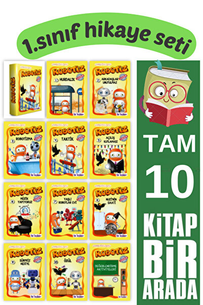 Ata Yayıncılık 1.ve 2.sınıflar Için Okumayı Sevdiren Macera Tadında 10 Lu Rob...