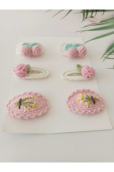 Handmade Organic Mixed 6-Piece Niche Stylish Hair Accessories Suitable for All Age Groups