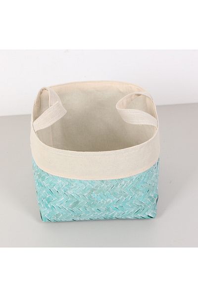 Mylamp Coș M din bambus natural Humi 25x25x21 cm