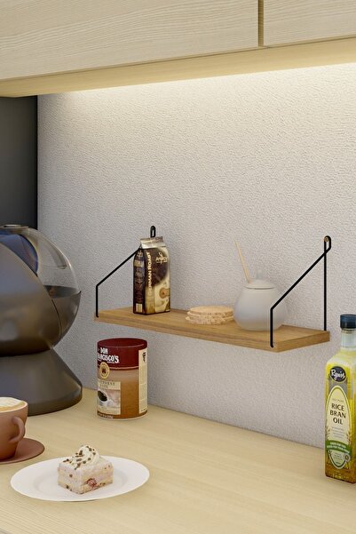 Roomie Home Duvar Rafı 3’lü Set Kitaplık Mutfak Banyo Yaşam Alanı Atlantik .