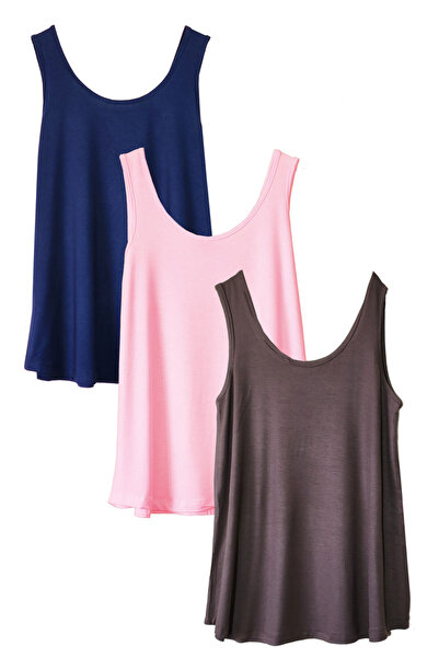 EFFE 3 Pieces Cotton Thick Strap Athlete T-Shirt