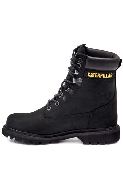 Cat 015g100104 Montana Leder Caterpillar Unisex Stiefel SCHWARZ