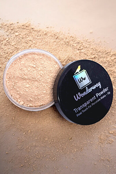wwbeauty Porselen Pudra- Transparan Mineral Pudra - Fırça