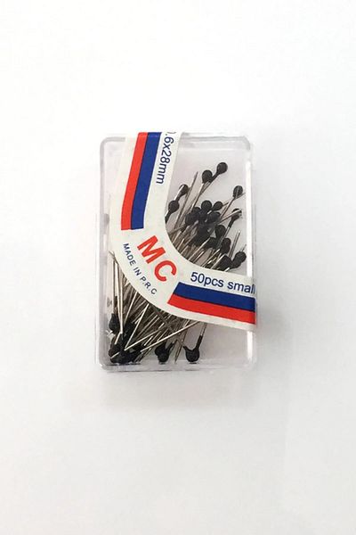 Yüsra Home Total 100 Pcs of 50 Pcs of Bulk Needles with 2 Pk Black Heads