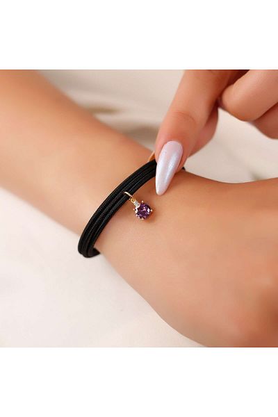 Herşey Nota Black Magnetic Lucky Bracelet Necklace and Anklet