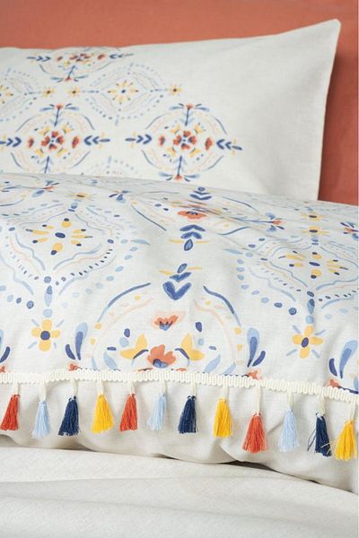 Cotton Box Candy Milis Tile Double Duvet Cover Set - 8680108078280