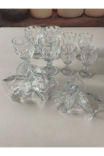 Astra Market 12 Piece Marmara Soft Drink Set Royaleks-Rgy8014