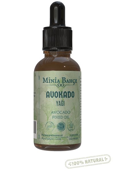 Minia Bahçe Bitki ve Sanat Atölyesi Avocado Oil – 100% Pure & Cold Pressed |   30ml