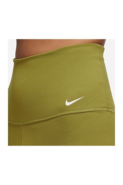 Nike Kadın Yeşil Yüksek Belli Kısa Biker Tayt dv9022-390 DRY Fİt