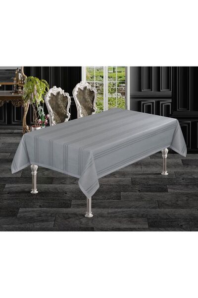 yok yok evim eve dair her şey مفرش طاولة كولبر عالي الجودة مخطط منقوش بتأثير ...