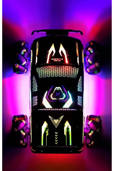 cenfa3d LED IŞIKLI 4X4 3D IŞIKLI 360 DERECE DÖNEN UZAKTAN KUMANDALI JEEP