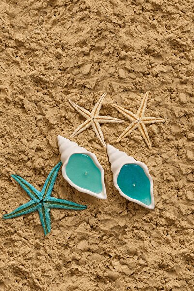 Artaluna El Yapımı Deniz Kabuğu Okyanus Kokulu Jel Mum